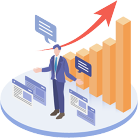 グラフのイラスト