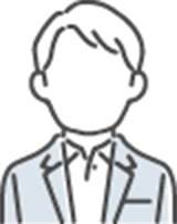 スーツ姿の男性のイラスト